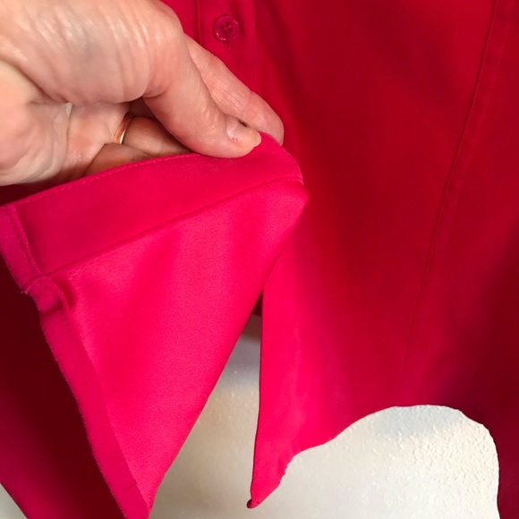 - #165)💖Stylish JACKET 💖NEW 💕Fuchsia-SAG HARBOR - Picture 6 of 9